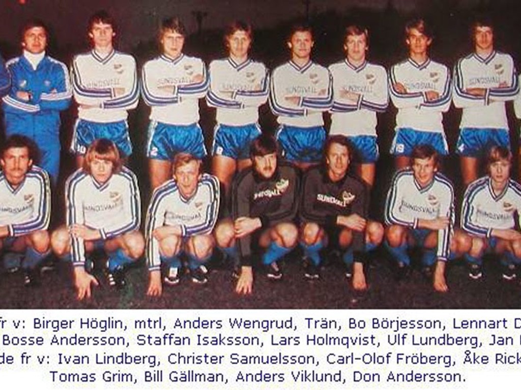 IFK Sundsvall har gjort fem allsvenska säsonger. Här är laget från 1978. som dessvärre åkte ur trots en bortaseger mot Malmö FF. Skåningarna valde sedan att lägga sig mot AIK för att slippa åka upp till "Lapphelvetet" den kommande säsongen... (klicka på bilden för att se alla spelare)