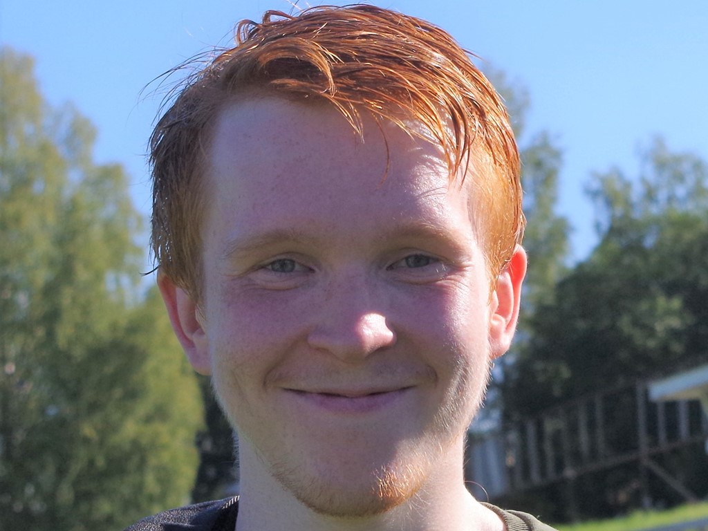 Kovlands matchvinnare Linus Stafrin.