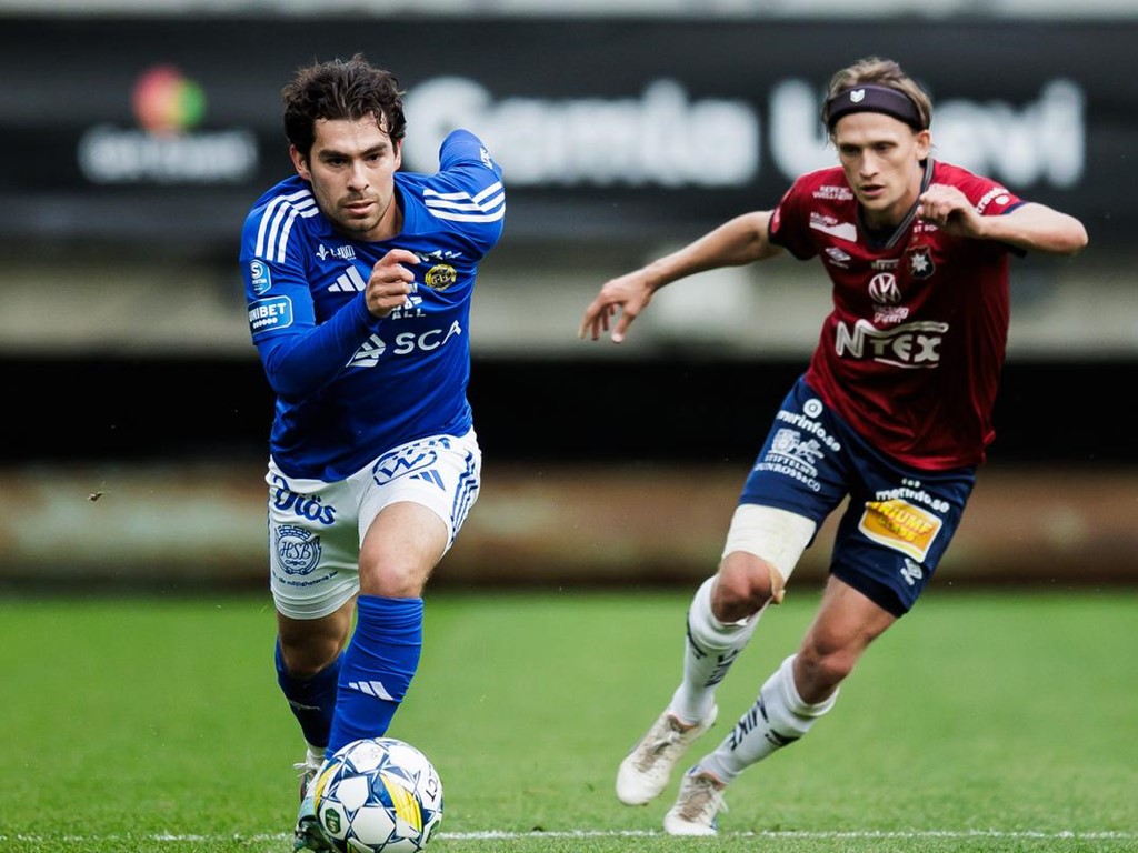 Inhopparen Marcelo Palomino räddade poäng åt GIF Sundsvall med sin kvittering. Foto: Michael Erichsen, Bildbyrån.