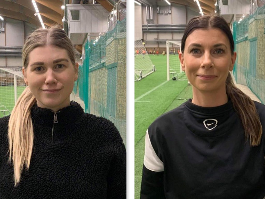 Medskogsbrons två rutinerade nyförvärv Cecilia Hjelm och Rosie Nilsson.