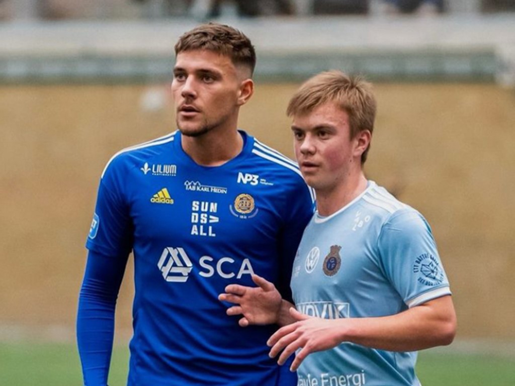 Alexander Larsson i GIF-tröjan ska spotta in mål för Umneå FC i fortsättningen. Foto: Umeå FC:s hemsida.