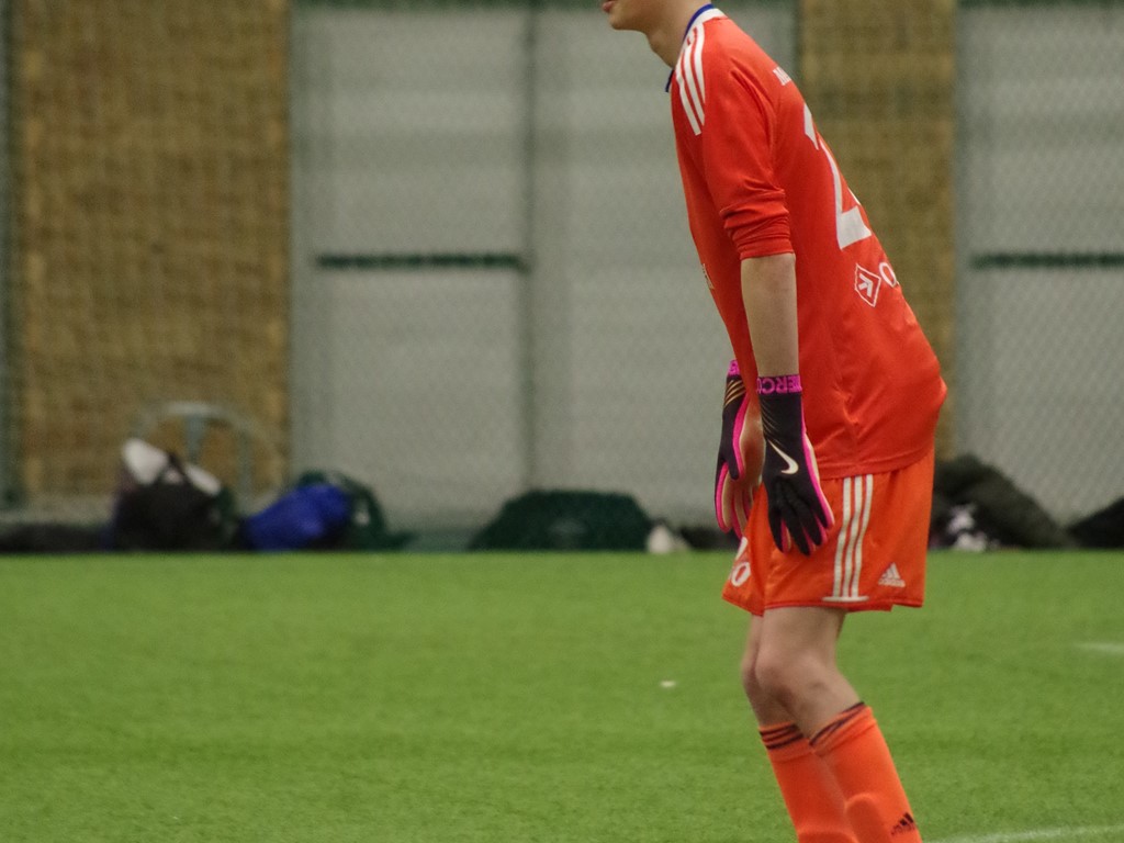 Matfors unga keeper Cosmo Roberts.