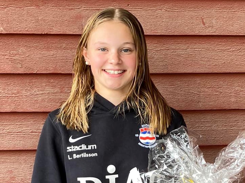 Linn Bertilsson gjorde en kanonmatch i Stödetröjan trots förlusten. Foto: Stöde dam.