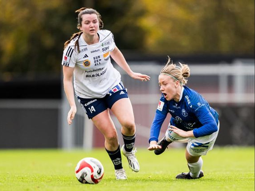 Hannah Tillett hade hoppats få kontrakt med någon klubb i Damallsvenskan. Så blev det inte till SDFF:s fromma då honn kritat på för en ny säsong med klubben Action. Foto: Petter Arvidsson, Bildbyrån.