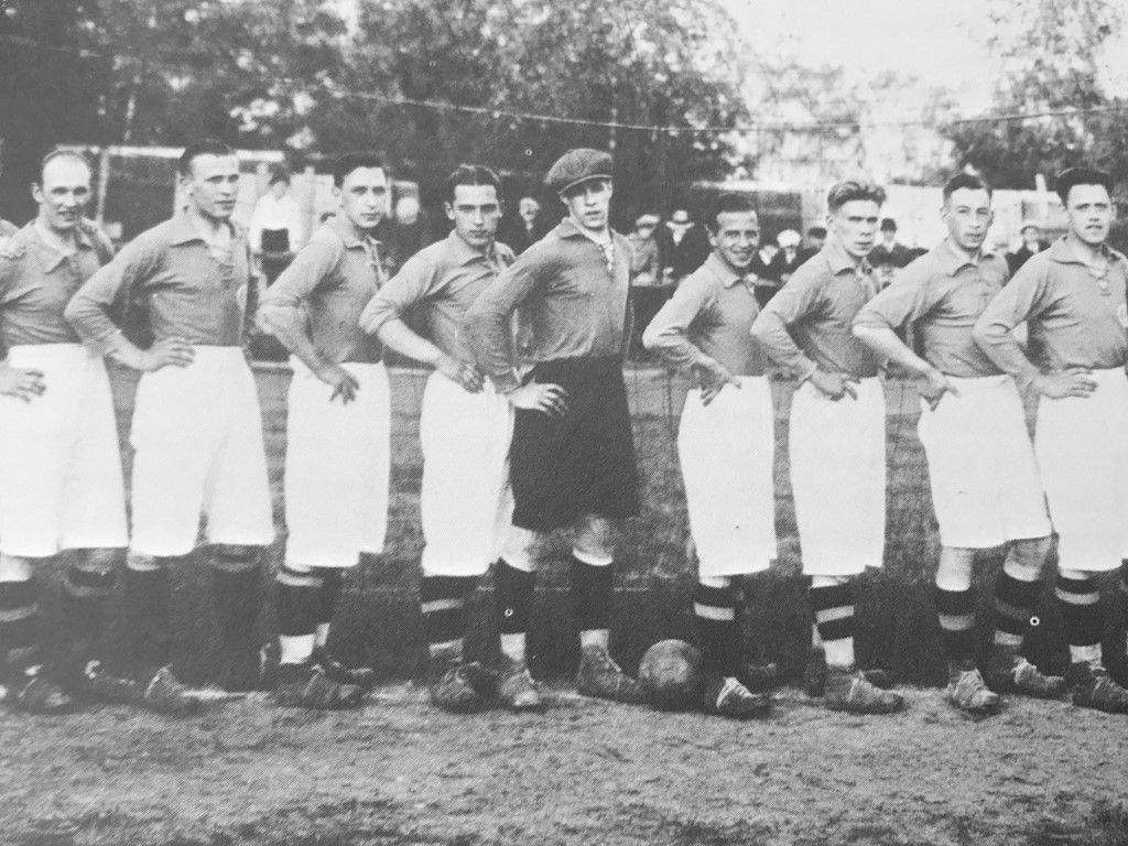 GIF Sundsvall vann Norrländska serien (motsvarande div. 3) 1928/29 och även DM med det här laget. Foto: GIF Sundsvalls hemsida.